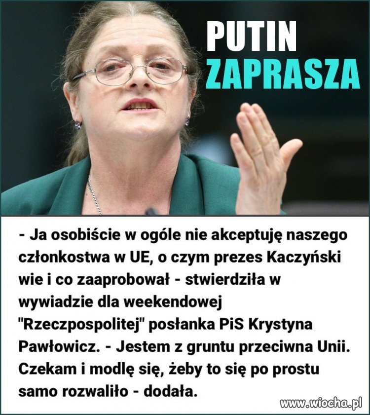 Czy panna Krysia wciąż się modli, żeby Unia się rozwaliła?