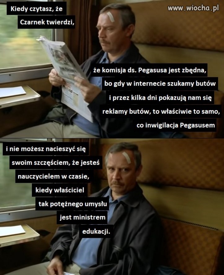 Jeżeli Czarnka w internecie buty prześladują, to może powinien udać się do egzorcysty