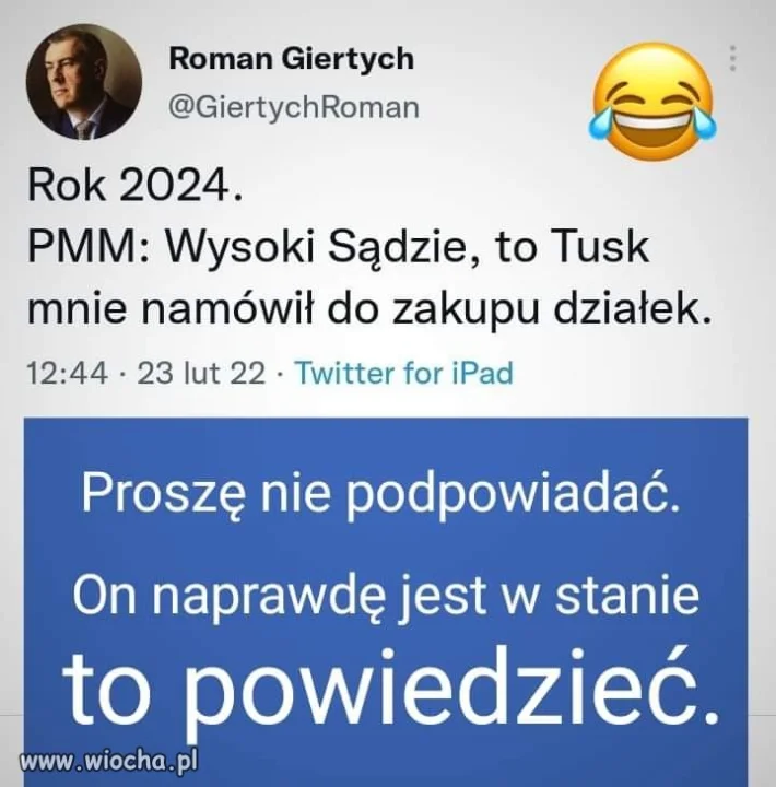 Wszystko wina Tuska. 