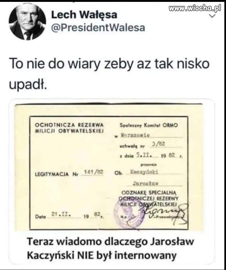 Z szafy Kiszczaka