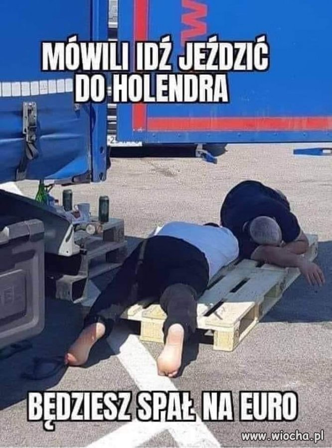 Tylko zapomnieli ''-paletach'' dodać