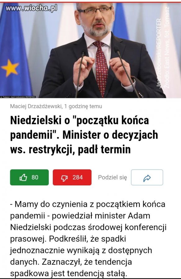 W końcu dobre wieści 