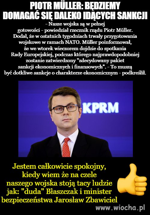 Jestem całkowicie spokojny 