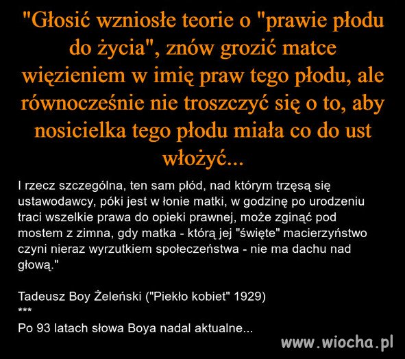 Przez 93 lata nic się w Polsce nie zmieniło...