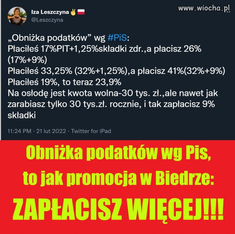 Tak wam obniżyliśmy podatki. A nie, czekaj…