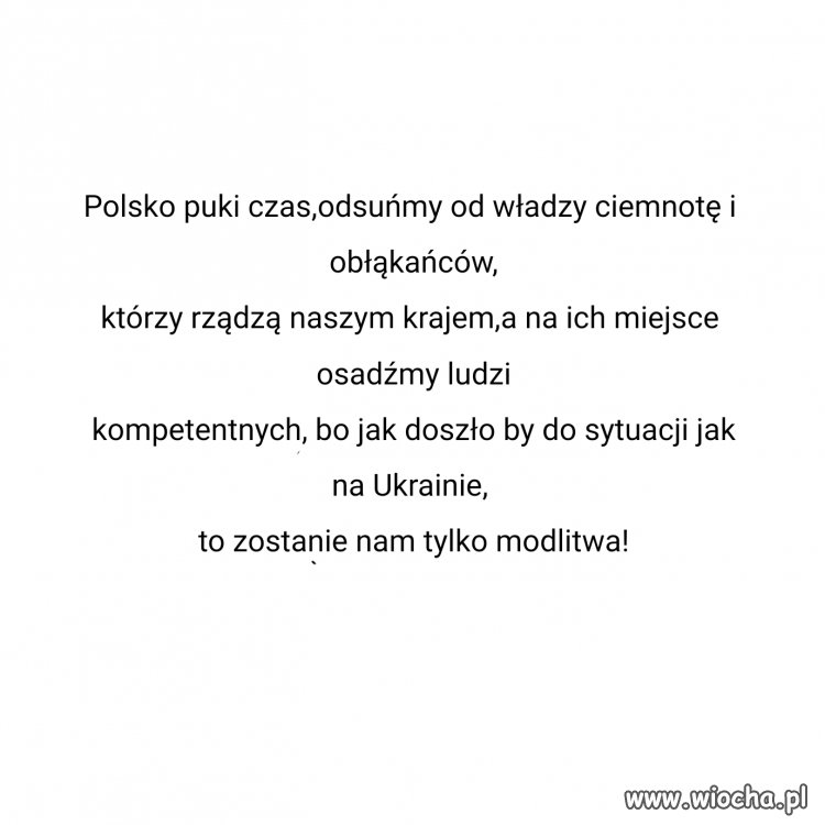 Z mojej strony tyle