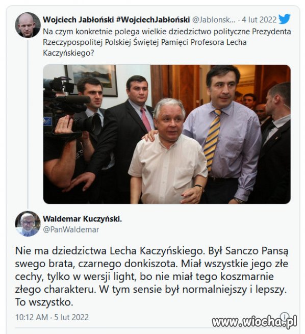 Nie ma dziedzictwa Lecha Kaczyńskiego!