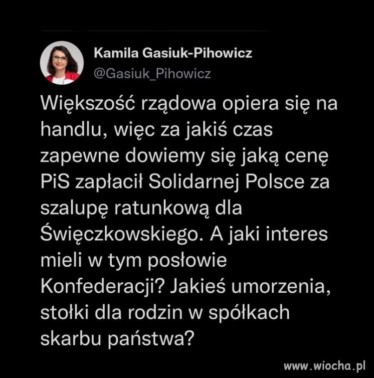Konfederacja już nawet się nie kryje, że jest z PiS w koalicji.