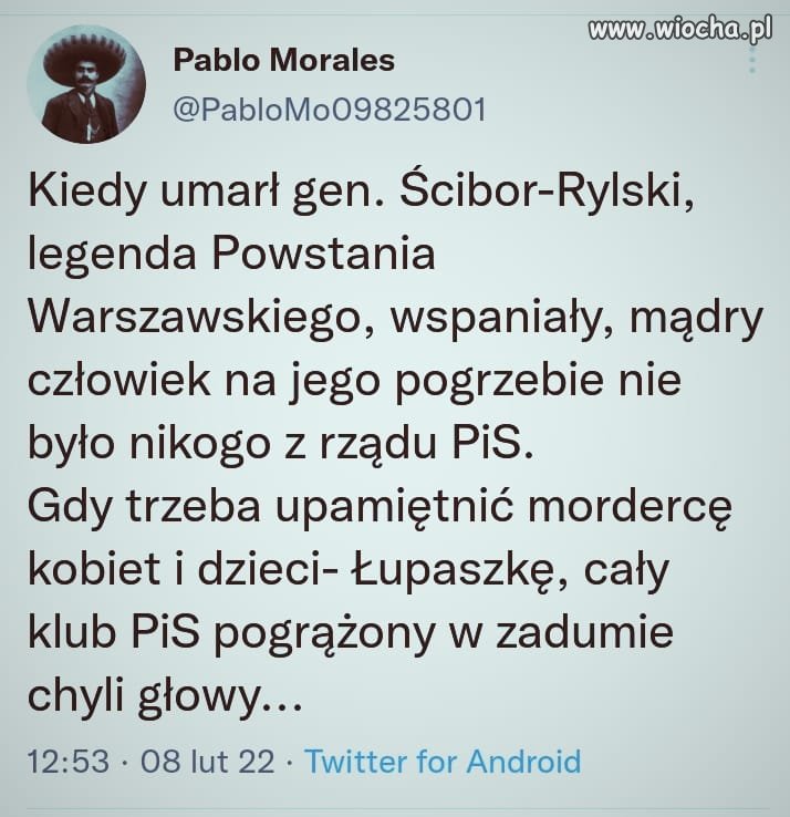 Bandyci czczą bandytę 