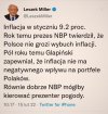 Ważne że jest wierny pisowi a NBP zaniżajac kurs złotówki przyniósł wysoki dochód NBP który glapiński przekażę pis-owi na kupno głosów wyborczych