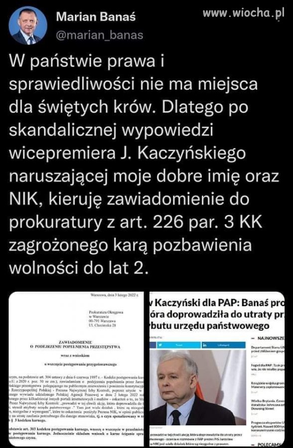 Ktoś się kaczorkowi 