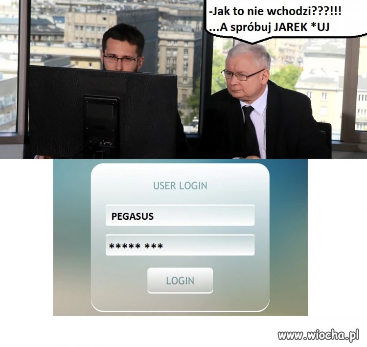 Pomóż Prezesowi odnaleźć hasło do Pegasusa!