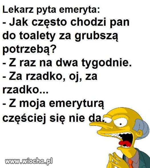 Bieda na emeryturze 