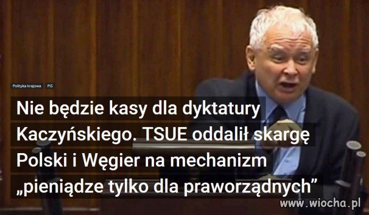 Walka z dyktaturą PiSu. Rząd PiS nie dostanie pieniędzy z UE