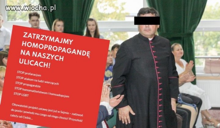 Ks Henryk K  był jednym z liderów kościelnej nagonki 