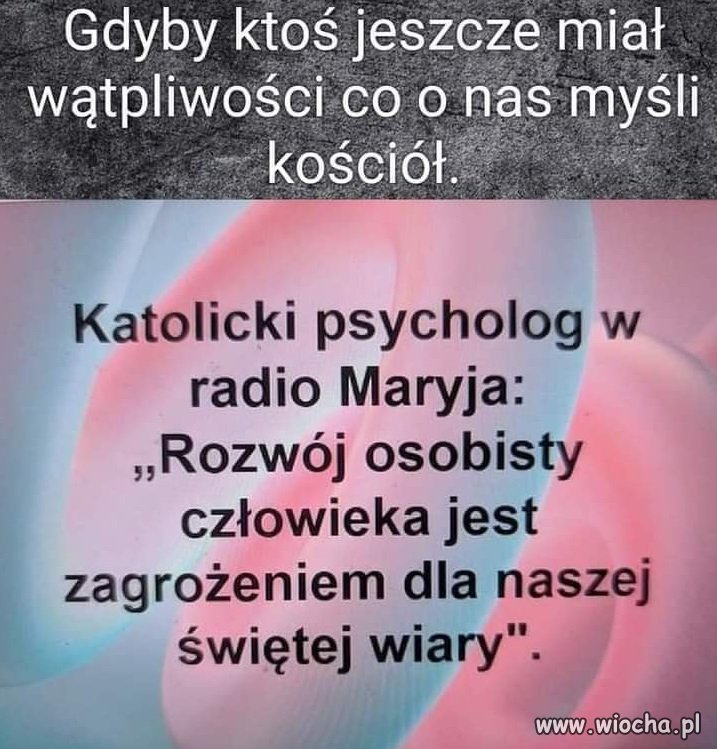 To jest największe zagrożenie dla religii ...