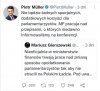 Czemu  Piotr Muller  kłamał?