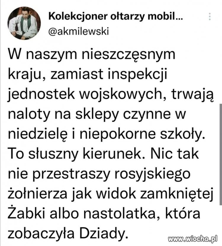 W obecnej sytuacji są ważniejsze sprawy ...