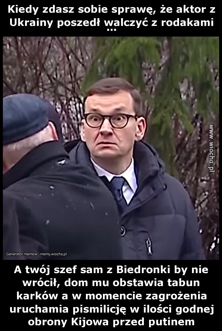 Kiedy zdasz sobie sprawę, że aktor z Ukrainy