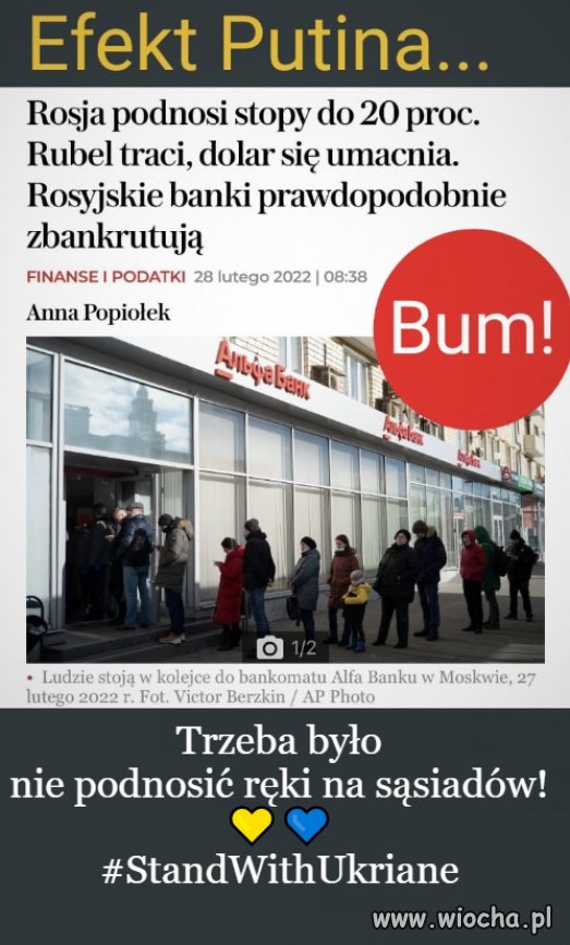 Bankructwo Rosji to życzenie wielu 