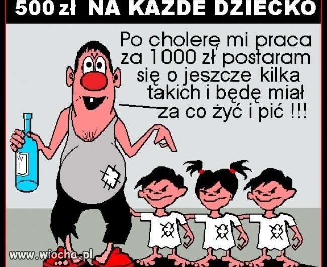 500 plus dla każdego z dzieckiem