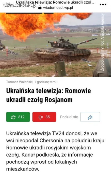 Rosjanie mają za mało w głowach 