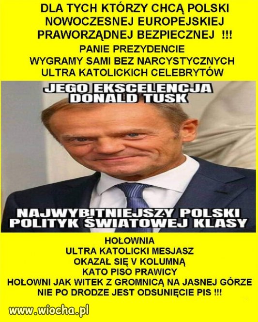 Polska już nie potrzebuje fanatyków religijnych...