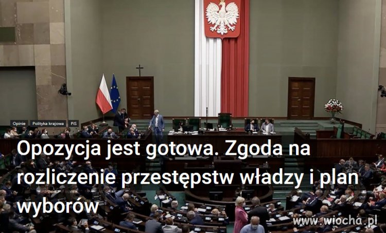 Zakłada możliwość usunięcia Kaczyńskiego z polityki
