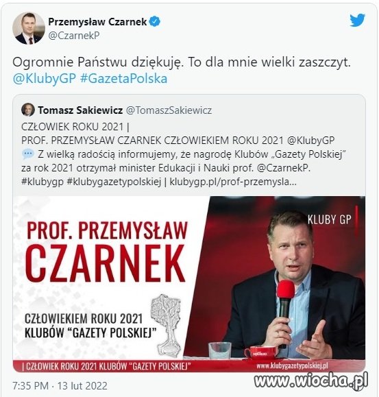Dzban roku...