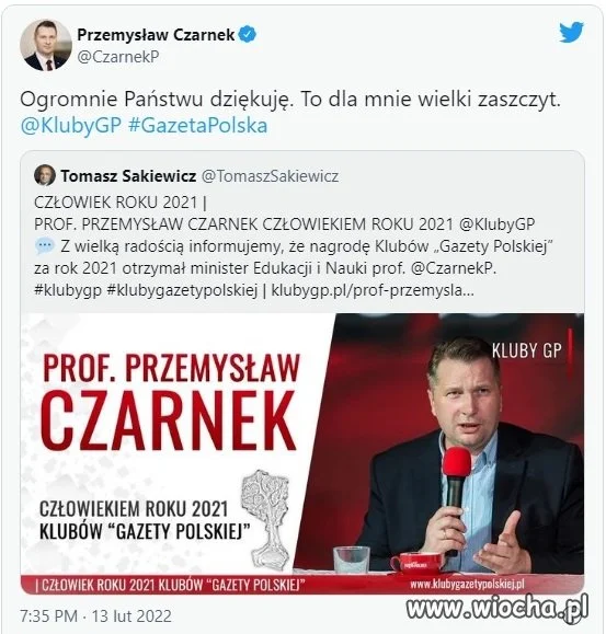 Dzban roku...
