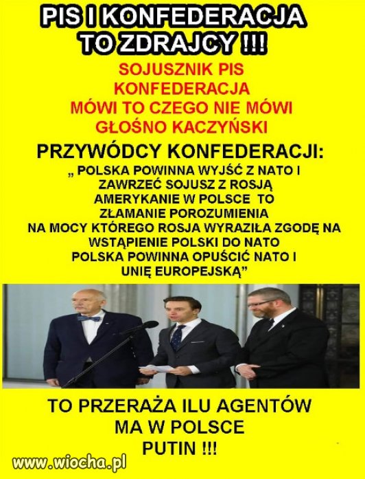 Polska nie potrzebuje wrogów, wystarczy PiS i Konfederacja!