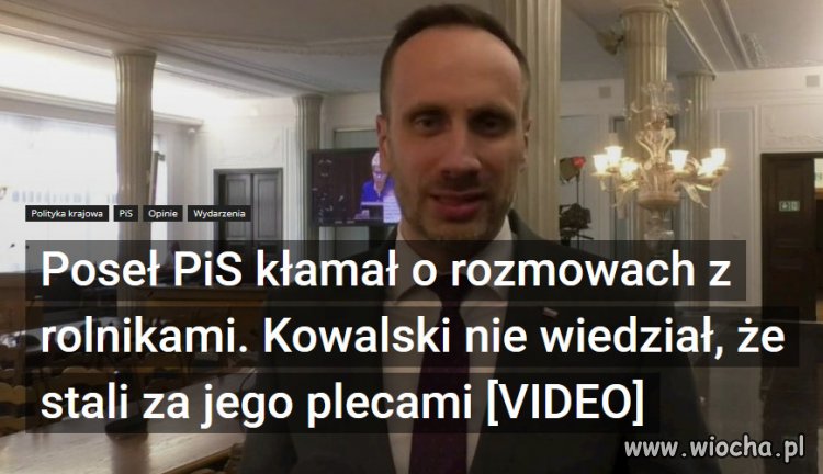 Niech pan przestanie okłamywać tych ludzi. 