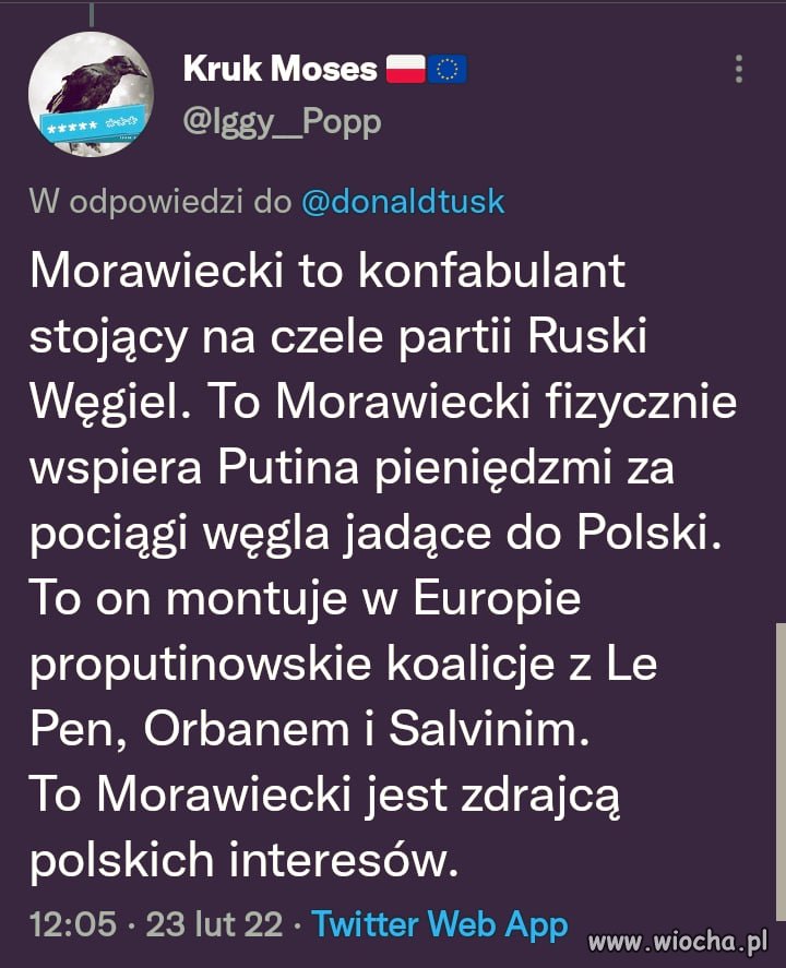I takie coś jest naszym premierem ?