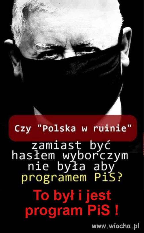 Hasło wyborcze programem partii 