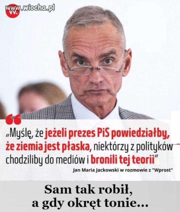 Co myśli Jan Maria Jackowski 