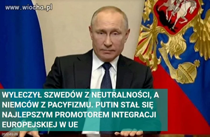 Europa przeciw rosyjskiej agresji.