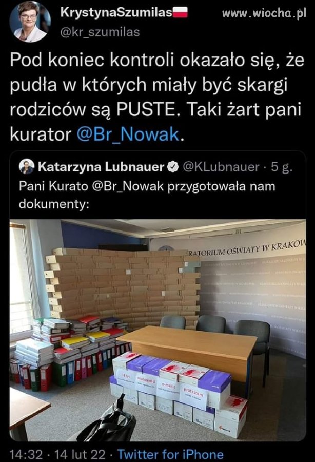 Kuratorka to taki pustak, jak te puste pudełka 