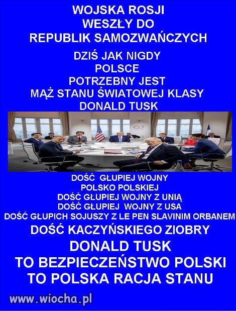 Przez 6 lat Kaczyński pokazał, że niczego nie potrafi.!!!