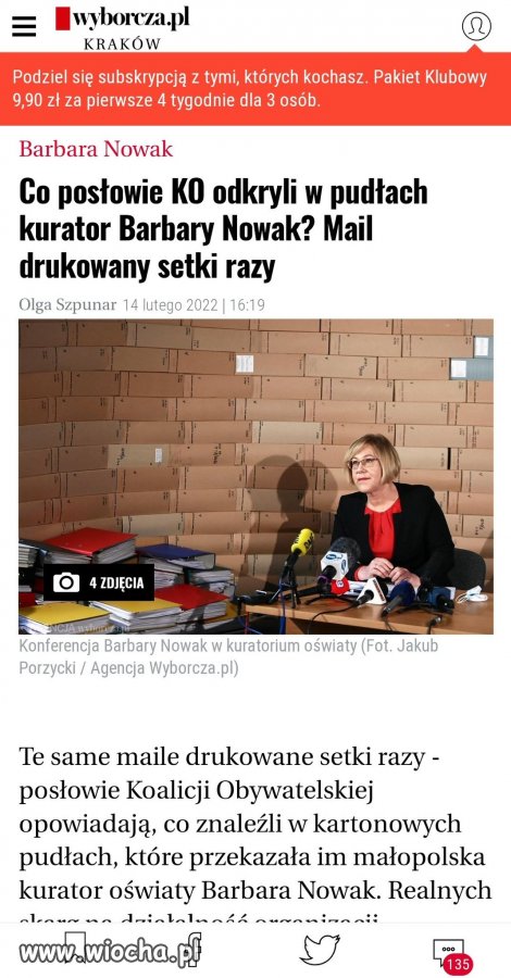Miały  to być niezliczone skargi rodziców