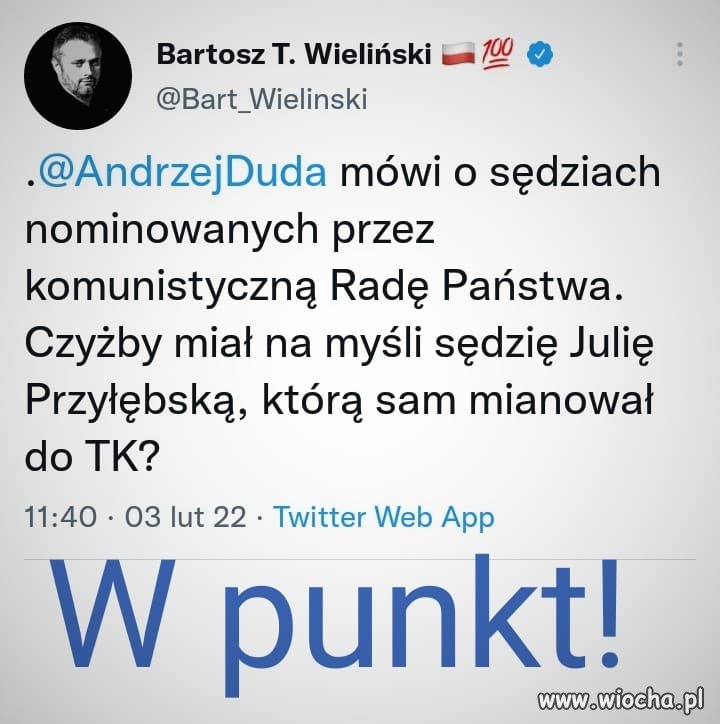  duda sam powołał komuchów 