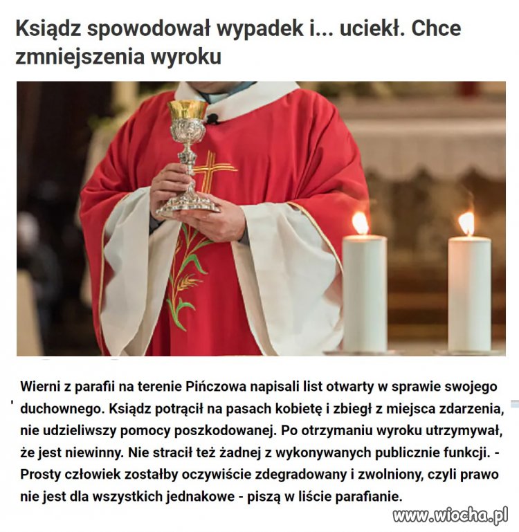 Spowodował wypadek, a teraz chce zmniejszenia wyroku