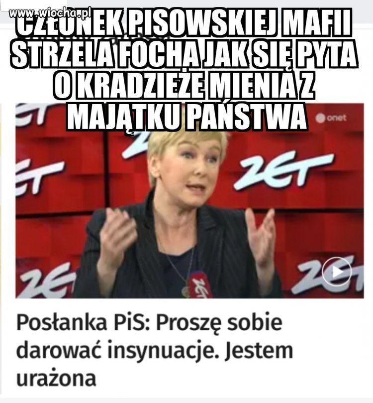 To tak jak pracować w burdelu i być obrażonym...