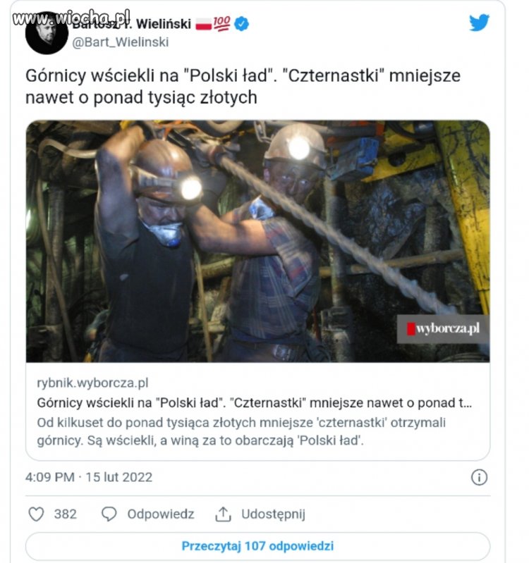 A teraz kochani górnicy wyciągnijcie...