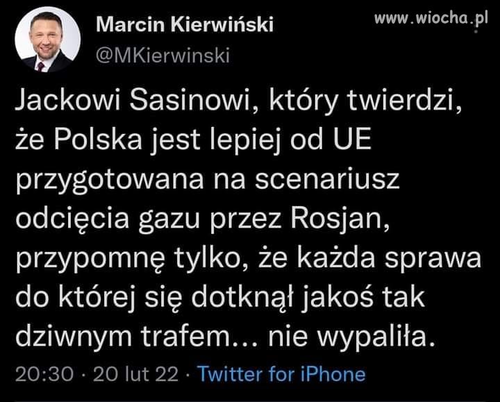 Sasin? I wszystko jasne 