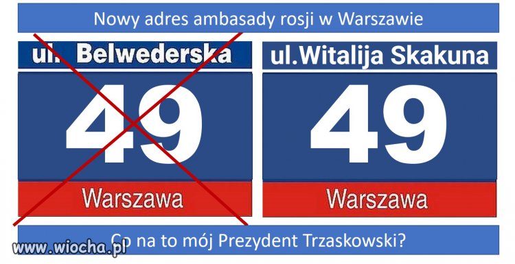 Zmieńmy nazwę ulicy w Warszawie