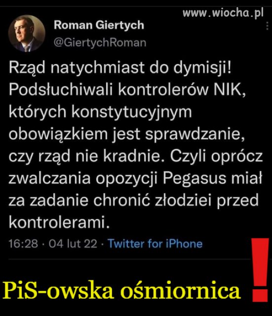 PiS-owska ośmiornica !