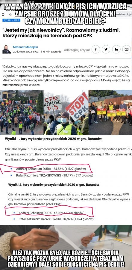Pisowskie barany zdziwione że pis bezwzględnie...