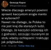 Nie wiem czy emeryci myślą tymi kategoriami 