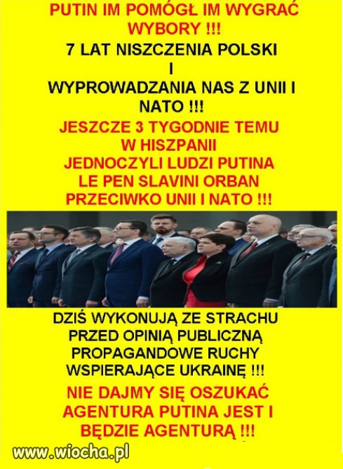 PiS to agentura Putina...