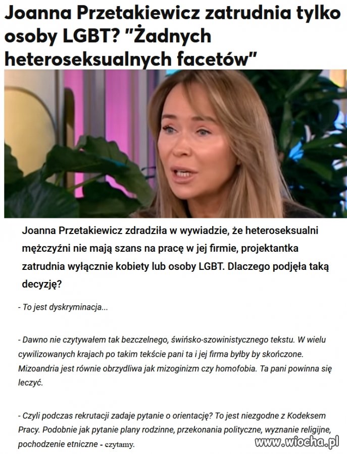Lewica i ich zakłamane równości 